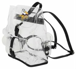 The Northwest NFL Minnesota Vikings Lucia Clear Backpack Stadium Event Approved MN