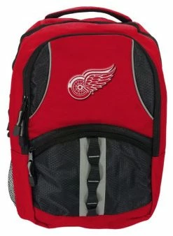The Northwest NHL Detroit Red Wings Captain Backpack NHL Fan Padded Back Mesh Sides