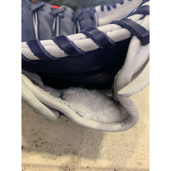 44 Pro Baseball Glove-11.75" Blue & White Left-Handed W/44 Sport Glasses Set - Image 6