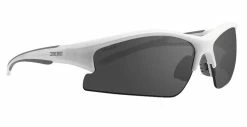 Epoch Eyewear Brodie Sport Sunglasses – White Polycarbonate Frame & Smoke Lenses