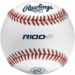 (337) Case Of Rawlings 100-P Flat Seem College Practice Baseballs 10 Dozen