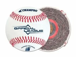 CHAMPRO Baseball, Double Cushion Cork Core/Full Grain Leather Cover 12Pk CBB-300