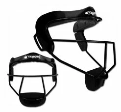 CHAMPRO SPORTS The Grill Catchers Face Mask, Softball, Adult Black CM01B
