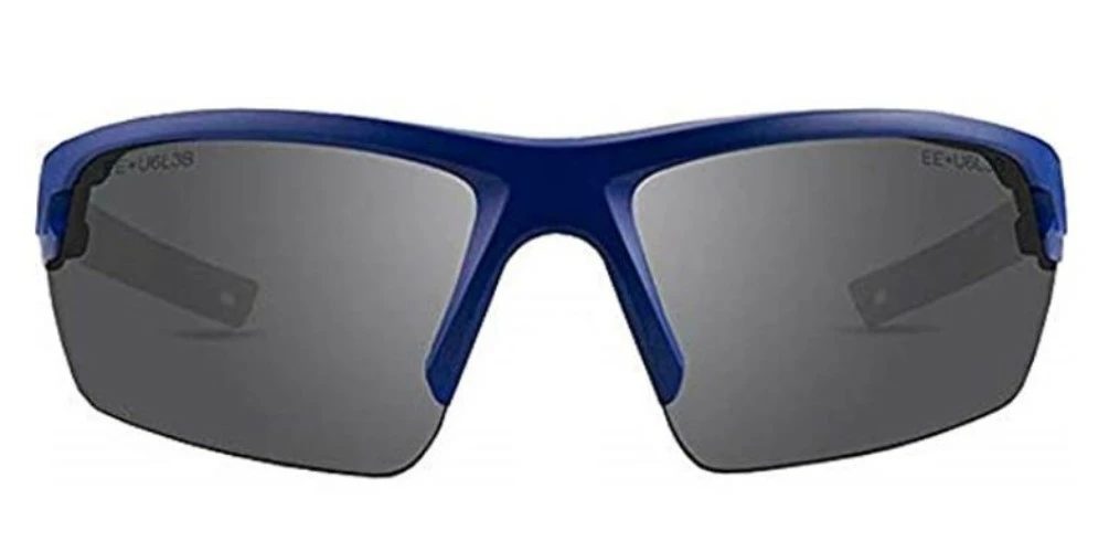 Epoch Eyewear Link Sport Sunglasses - Blue/White Frame & Smoke Gray Lenses - Image 2