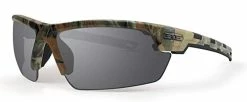 Epoch Eyewear Link Sport Sunglasses � Camouflage Frame & Polarized Smoke Lenses