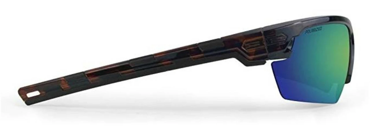 Epoch Eyewear Link Sport Sunglasses � Tortoise Frame & Green Mirror Lenses - Image 3