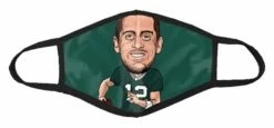 Shinesty NFL Players Association Aaron Rodgers Reusable Protective Face Mask
