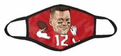 Shinesty NFL Players Association Tom Brady Reusable Protective Face Mask