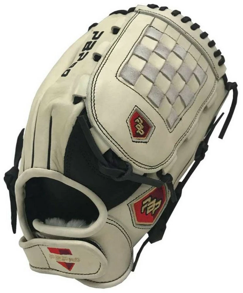 Players Brand Pro 12" Glove Mitt Fastpitch Softball Closed Web Phantom White RHT