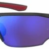 Under Armour Men's Blitzing Wrap Golfing Sunglasses - Grey Frame/Golf Tuned Lens