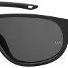 Under Armour Women's UA Intensity Oval Sunglasses - Black Frame/Grey Lens