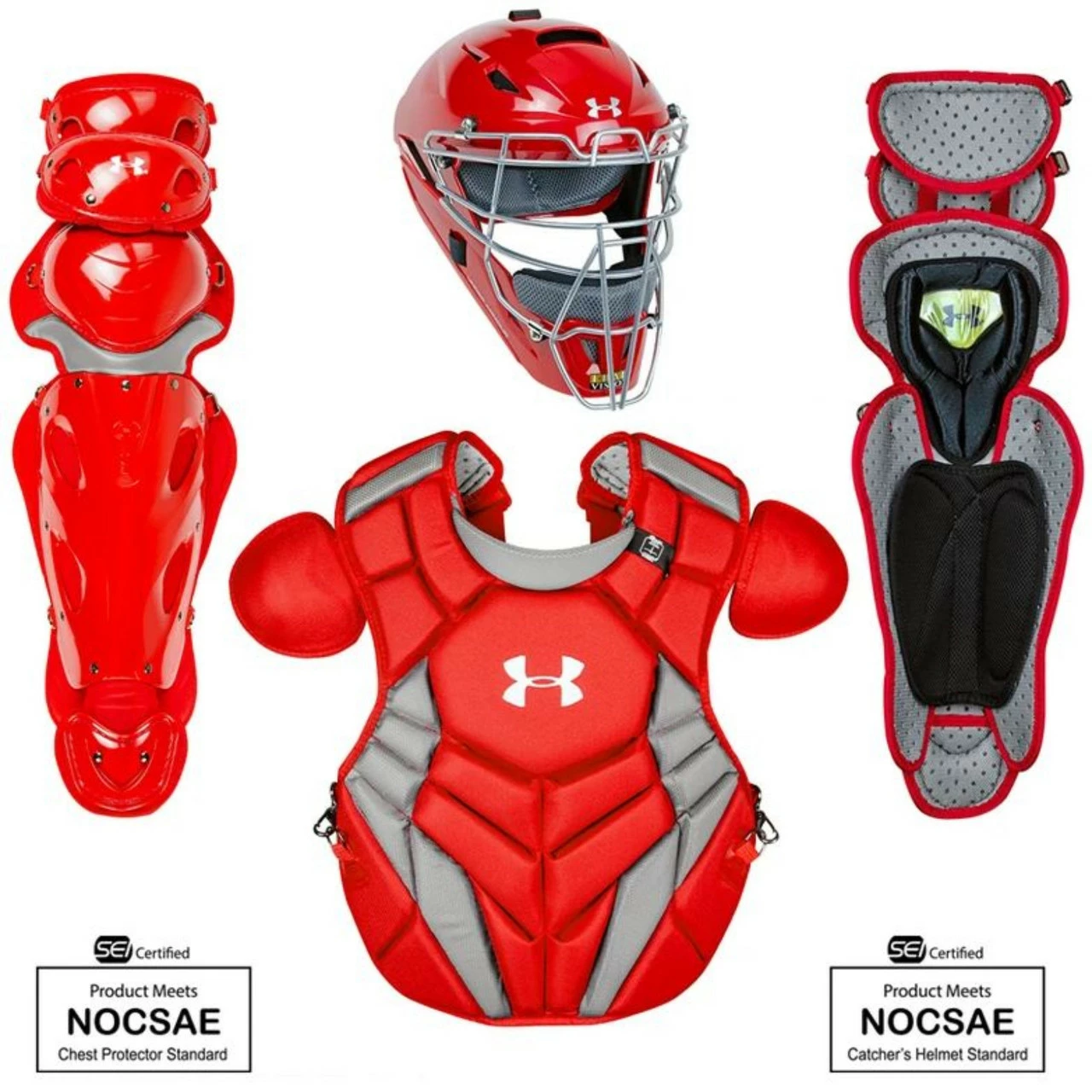 Under Armour Pro 4 Senior (12-16) Baseball/Softball Catchers Gear Set - Image 4